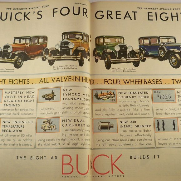 Rare Saturday Evening Post Aug/9/1930 - Picture 8 of 9